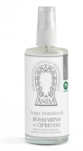 Acqua aromatica Rosmarino e cipresso-Tonico viso-Linea Professionale Anisa-SENZA PARABENI