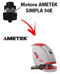 SIMPLA 50E Motore aspirazione AMETEK per Lavasciuga COMAC - 230 V 450 W