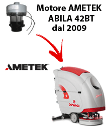 ABILA 42BT dal 2009 Motore aspirazione Acustek LAMB AMETEK per Lavapavimenti COMAC - 36 V 736 W