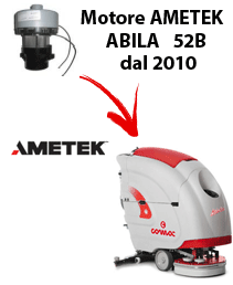 ABILA 52B dal 2010 Motore aspirazione Acustek LAMB AMETEK per Lavasciuga COMAC - 36 V 736 W