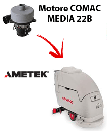 MEDIA 22B Motore aspirazione LAMB AMETEK per Lavasciuga COMAC - 24 V 344 W