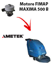 MAXIMA 500 B Motore aspirazione LAMB AMETEK per Lavasciuga FIMAP - 24 V 344 W