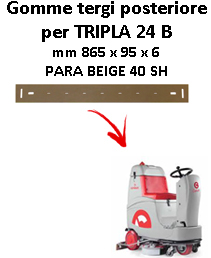 Gomma tergi posteriore per lavapavimenti COMAC - TRIPLA 24 B 