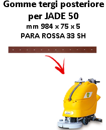 Gomma tergi posteriore per lavapavimenti ADIATEK JADE 50