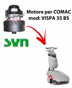 VISPA 35 BS Motore aspirazione SYNCLEAN per Lavapavimenti COMAC - 12 V 221 W
