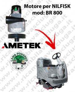Motore aspirazione Lamb Ametek per Lavapavimenti Nilfisk BR 800