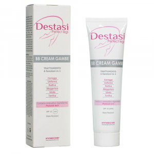 DESTASI BB CREAM GAMBE TRATTAMENTO A BASE DI UN MIX DI ATTIVI, MIGLIORA VISIBILMENTE IL BENESSERE E E L'ASPETTO  DELLE GAMBE