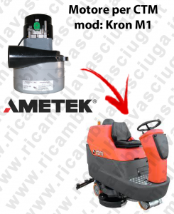 KRON M1 Motore aspirazione LAMB AMETEK per Lavasciuga CTM - 36 V 654 W