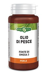 OLIO DI PESCE - INTEGRATORE OMEGA 3 ERBAVITA 50 PERLE 