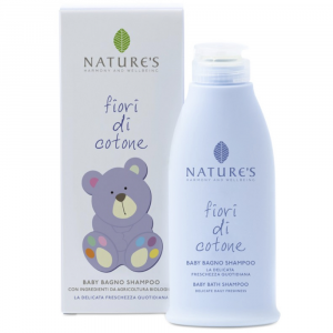 FIORI DI COTONE BABY BAGNO SHAMPOO - MASSIMA DOLCEZZA PER PELLE E CAPELLI DI BAMBINI E NEONATI