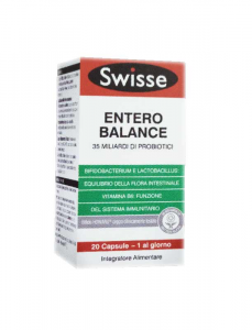 SWISSE ENTERO BALANCE - INTEGRATORE DI FERMENTI LATTICI PROBIOTICI 20 COMPRESSE 