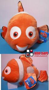 Disney Alla Ricerca di Nemo Pesce Pagliaccio Peluche  Gigante 65 cm Velluto Originale