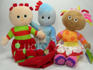 Foresta dei Sogni Trio peluche 30-35 cm velluto In the Night Garden