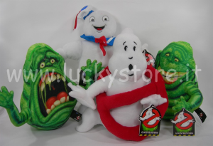 Ghostbusters peluche 20 cm Fantasmi Slimer Ride Stay Puft Mashmallow