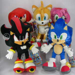 Sonic e amici peluche 35 cm Qualità Velluto Nuovo Originale