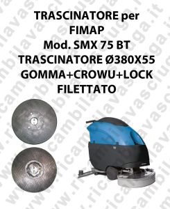 Trascinatore per lavapavimenti FIMAP modello SMX 75