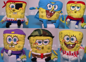 Spongebob vestito peluche 25 cm ricamo Originale Squarepants Qualità 