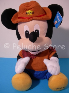 Disney Topolino cicciotto cowboy sceriffo peluche Grande 45 cm Mickey Mouse
