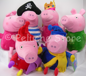 Peppa Pig e amici peluche 30 cm velluto serie 1 assortiti
