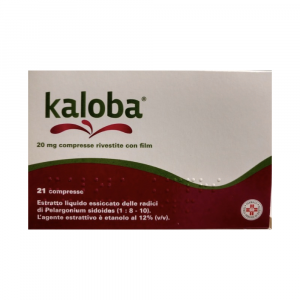 KALOBA - FARMACO IN COMPRESSE A BASE DI PELARGONIUM