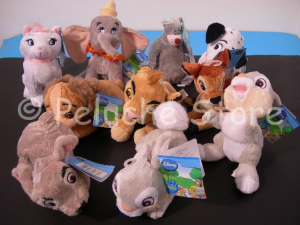 Disney Animal Friends peluche 20 cm serie 1 Dalmata Baloo Bambi Marie 