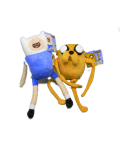 Adventure Time Finn & Jake coppia peluche 25 cm Originale 