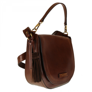 Hand and shoulder bag The Bridge  04122701 14 Cuoio