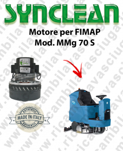 MMG 70 S Motore aspirazione SYNCLEAN per Lavapavimenti FIMAP - 24 V 322 W