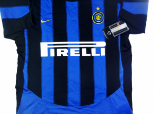 2003-04 Inter Maglia Home Nike Ragazzo Nuova