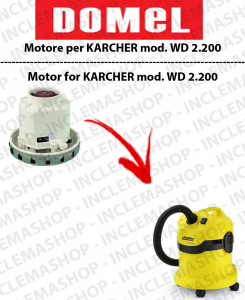 WD 2.240 Motore aspirazione DOMEL per Aspirapolvere KARCHER - 230 V 1350 W