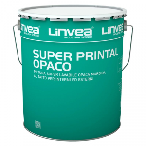 Pittura super lavabile Super Printal Opaco 15lt LINVEA (DISPONIBILE IN NEGOZIO)