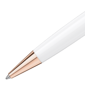 Penna a sfera Montblanc Meisterstück White Solitaire Red Gold Classique