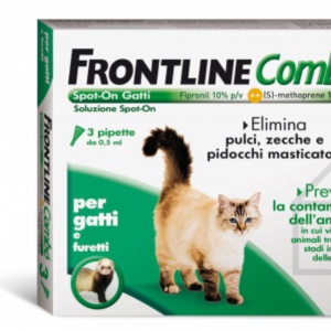 FRONTLINE COMBO spot-on GATTI e FURETTI MERIAL  conf.3PIP