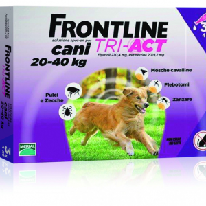 FRONTLINE TRI-ACT SPOT-ON CANI 20 - 40 KG MERIAL  conf.3PIP