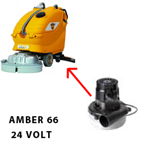 Amber 66 Ametek Vacuum Motor 24 volt