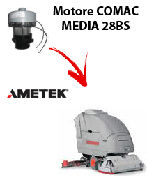 MEDIA 28BS Vacuum motors AMETEK for scrubber dryer Comac