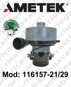 Vacuum Motor LAMB AMETEK 116157-21/29 for scrubber dryer