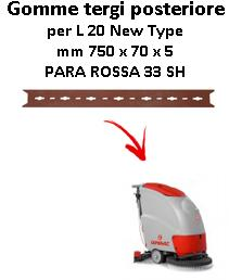 L 20 NEW TYPE Back Squeegee rubber Comac 