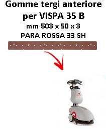 VISPA 35 B Front Squeegee rubber Comac 