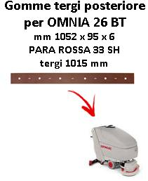 OMNIA 26 BT  Back Squeegee rubber Comac