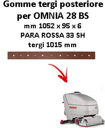 OMNIA 28 BS  Back Squeegee rubber Comac