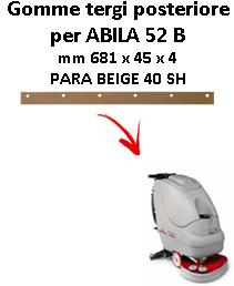 ABILA 52 B Back Squeegee rubber Comac