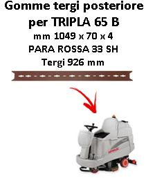 TRIPLA 65 B Back Squeegee rubber Comac