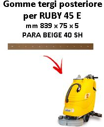RUBY 45 E  Back Squeegee rubber Adiatek