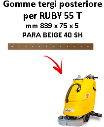 RUBY 55 T Back Squeegee rubber Adiatek