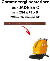JADE 55 C Back Squeegee rubber Adiatek