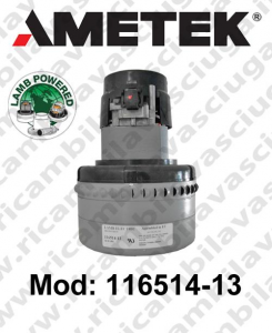 Vacuum motor 116514-13 LAMB AMETEK for scrubber dryer