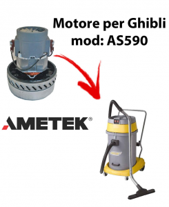 AS590  Vacuum motor Amatek for wet and dry vacuum cleaner GHIBLI