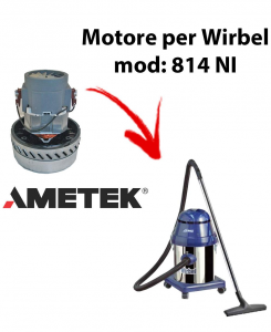 814 NI Vacuum motor Amatek for wet and dry vacuum cleaner WIRBEL