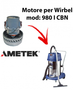 980 I CBN Vacuum motor Amatek for wet and dry vacuum cleaner WIRBEL